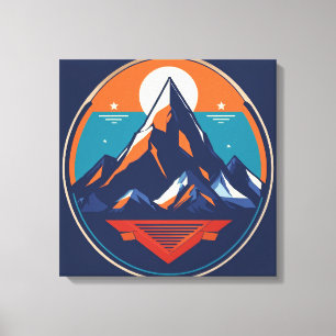 Serene Summit Graphic Leinwand