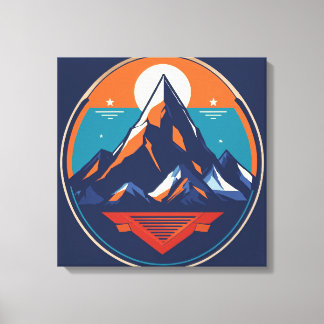 Serene Summit Graphic Leinwand