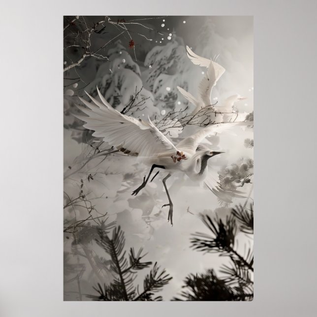 Serene Sunset Beach Poster (Vorne)