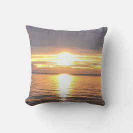 Serene Sunset Nature Fotografy Kissen