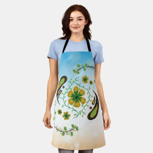 Serene Taiji Florals – Von der Natur inspirierte K Schürze