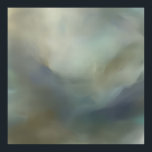 Serene Teal Blue Abstract Waves Ethereal Landscape Poster<br><div class="desc">Immerse yourself in tranquil serenity with this ethereal abstract piece. Gentle waves of teal, deep navy, soft mint, and warm beige blend seamlessly into misty, flowing layers that suggest distant horizons and peaceful skies. The subtle rippled texture adds depth and motion, creating a calming, meditative atmosphere ideal for modern minimalist...</div>