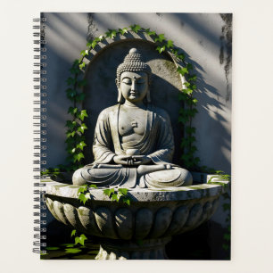 Serene Tranquille Fontaine Bouddha