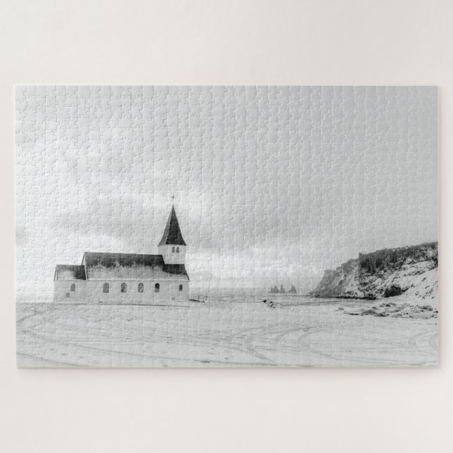 Serene Vík i Myrdal Church (Horizontal)