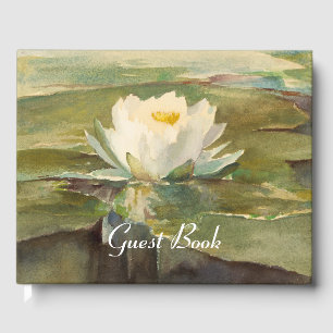 Serene Water Lily Painting Gästebuch