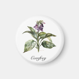 Serene Watercolor Comfrey, kundenspezifisch Magnet