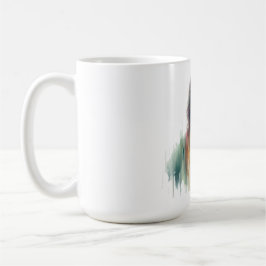 Serene Watercolor Jesus Christus Portrait - Spirit Kaffeetasse