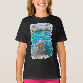 Serene Waterscape in San Juan de Ulua, Veracruz T-Shirt