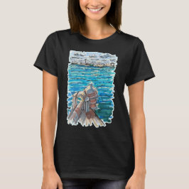 Serene Waterscape in San Juan de Ulua, Veracruz T-Shirt
