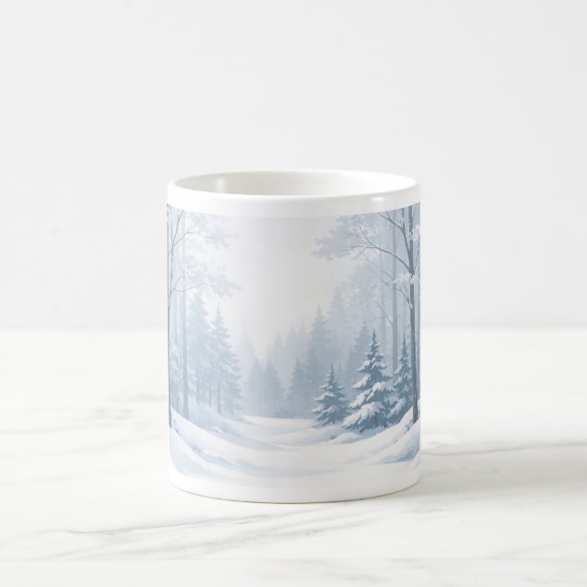 Serene Winter Forest Mug (Centre)