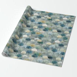Serenes Regenbogengarten-Blumenmuster (1) Geschenkpapier