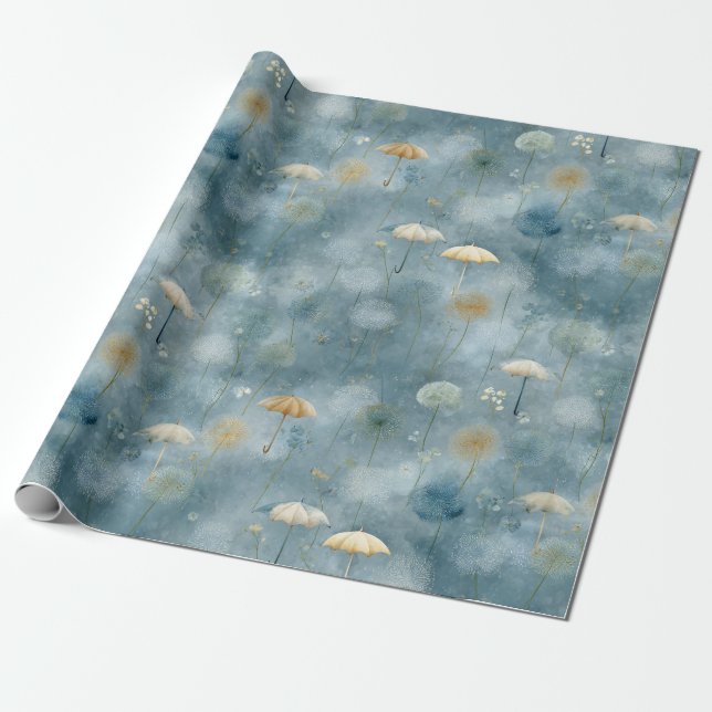 Serenes Regenbogengarten-Blumenmuster (6) Geschenkpapier (Ungerollt)
