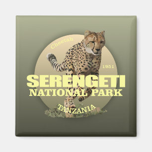 Serengeti Nationalpark (Gepard) GEWICHT Magnet