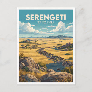 Serengeti-Nationalpark Seronera Tansania Postkarte
