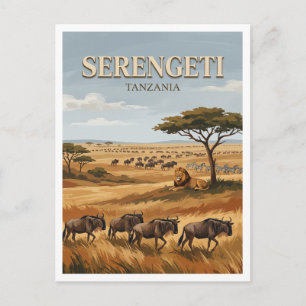 Serengeti-Nationalpark Seronera Tansania Postkarte
