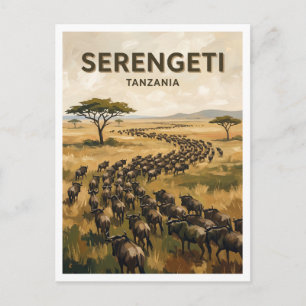 Serengeti-Nationalpark Seronera Tansania Postkarte