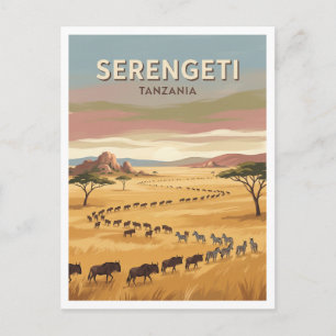 Serengeti-Nationalpark Seronera Tansania Postkarte