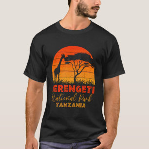 Serengeti-Nationalpark Tansania Giraffe Safari Re T-Shirt