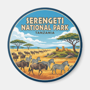 Serengeti-Nationalpark Tansania Magnet