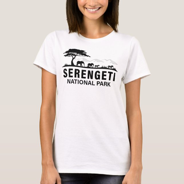 Serengeti Nationalpark Tansania T-Shirt (Vorderseite)