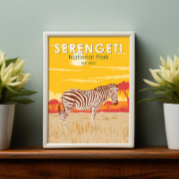 Serengeti Nationalpark Zebra Kunstvoll wandern im