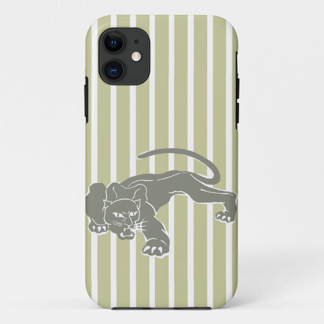 Serengeti Safari Streifen mit Leopard Case-Mate iPhone Hülle (Rückseite)