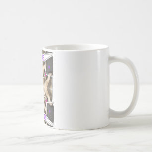 Serengeti Splendor: Vibrant Animal Hide Artistry Kaffeetasse