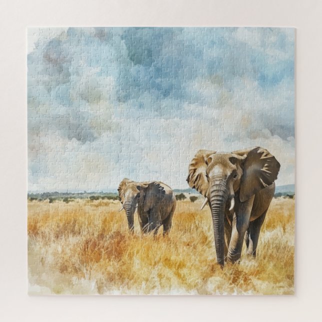 Serengetti Elephants (Vertikal)