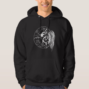 Sérénité du Coeur - Sweat - shirt à capuche (Blanc