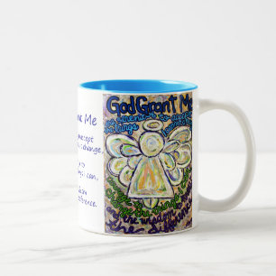Sérénité Prière Ange Peinture Mug ou Coupe