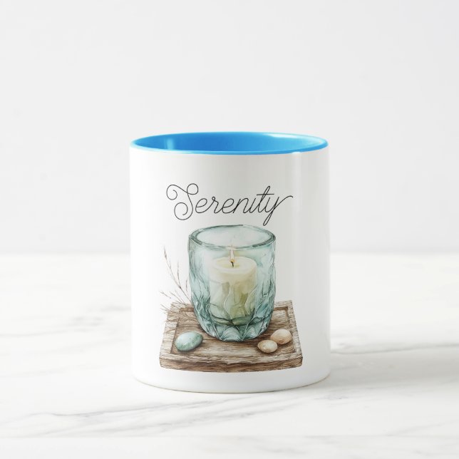 Serenity Beach Candle Stones Tasse (Zentrum)