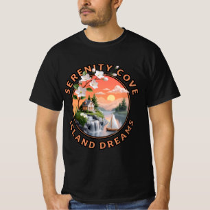Serenity Cove Inselträume Landschaft T-Shirt