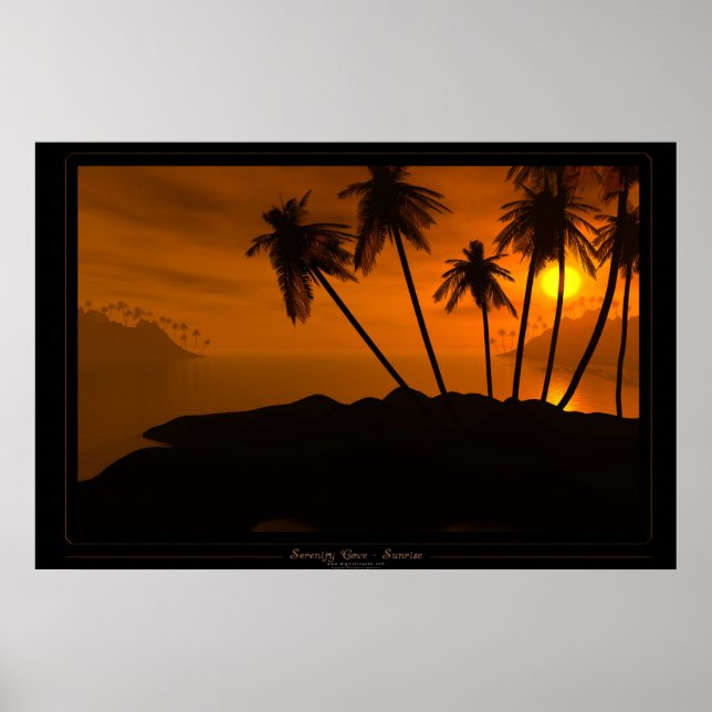 Serenity Cove - Sunrise Edition Poster (Vorne)