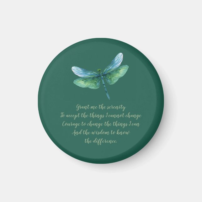 Serenity Dragonfly Magnet (Vorne)