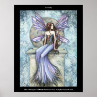 Serenity Fairy Poster von Molly Harrison