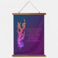 Serenity Gebet Inspiration Gebet Schwarz