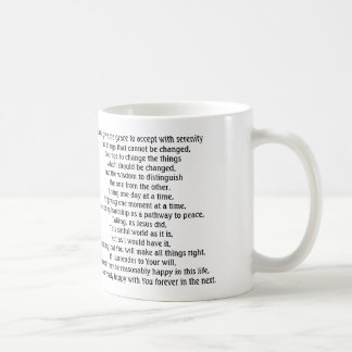 SERENITY-GEBETS-TASSE KAFFEETASSE