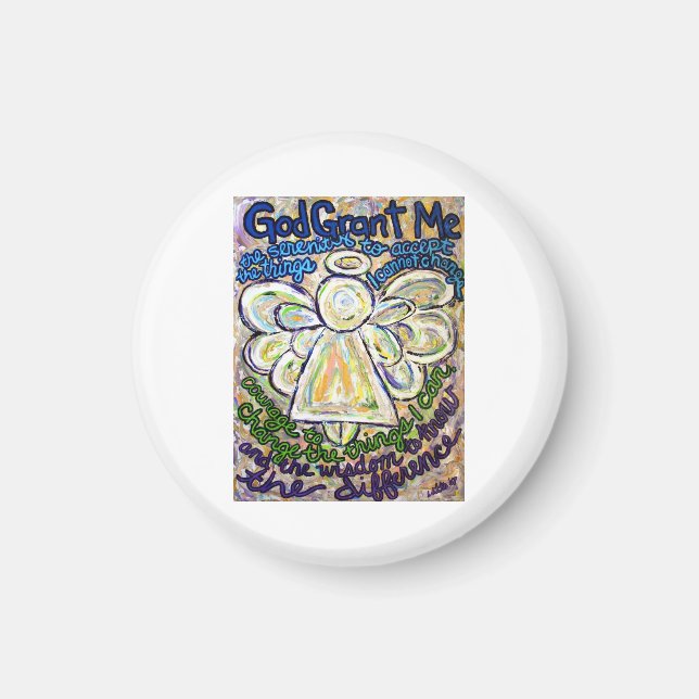 Serenity Gedicht Angel Custom Kühlschrankmagnet (Vorne)