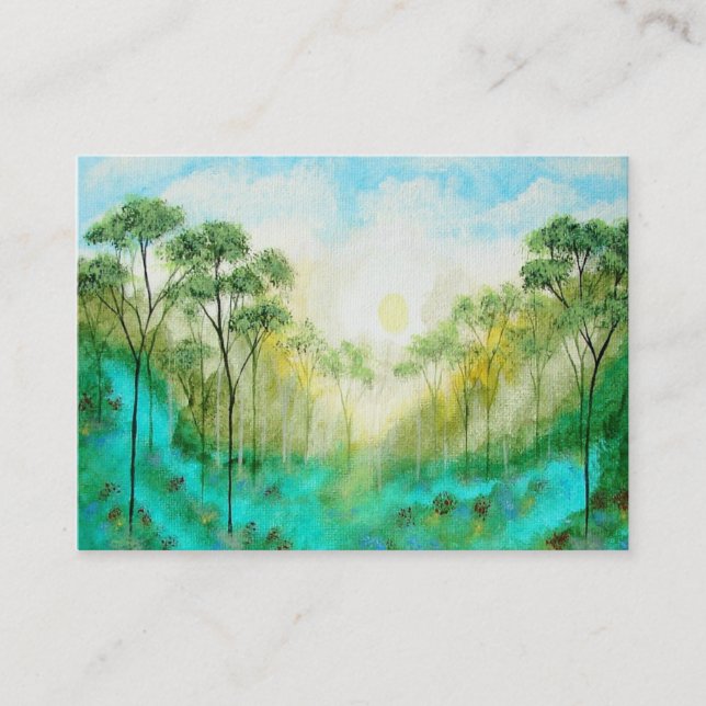 Serenity-Geschäfts-Visitenkarten von der Visitenkarte (Vorderseite)