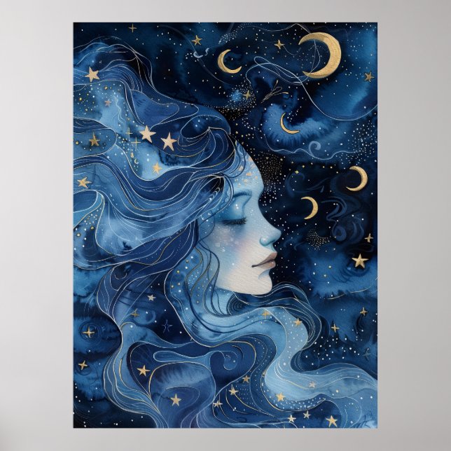 Serenity in Sternenlicht Poster (Vorne)