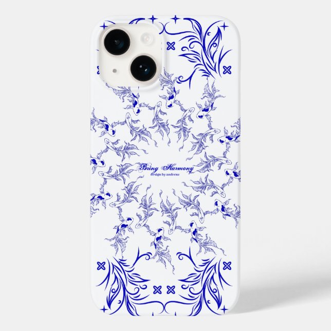 Serenity Koi Art Case-Mate iPhone 14 Hülle (Rückseite)