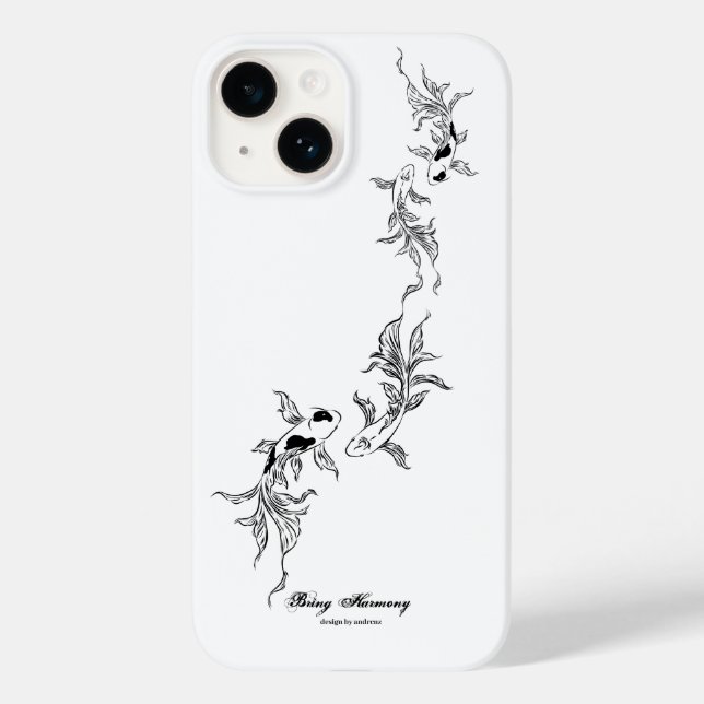 Serenity Koi Art Case-Mate iPhone 14 Hülle (Rückseite)