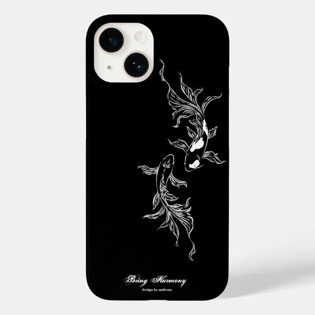 Serenity Koi Art Case-Mate iPhone 14 Hülle (Rückseite)