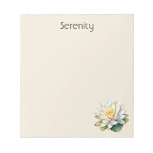 Serenity Lotosblume Notizblock