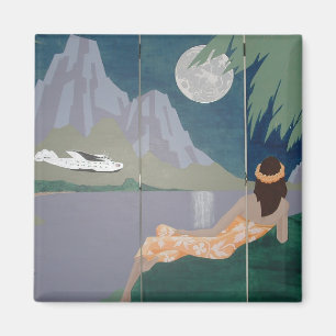 SERENITY MOON-Magnet (Quadrat) Magnet