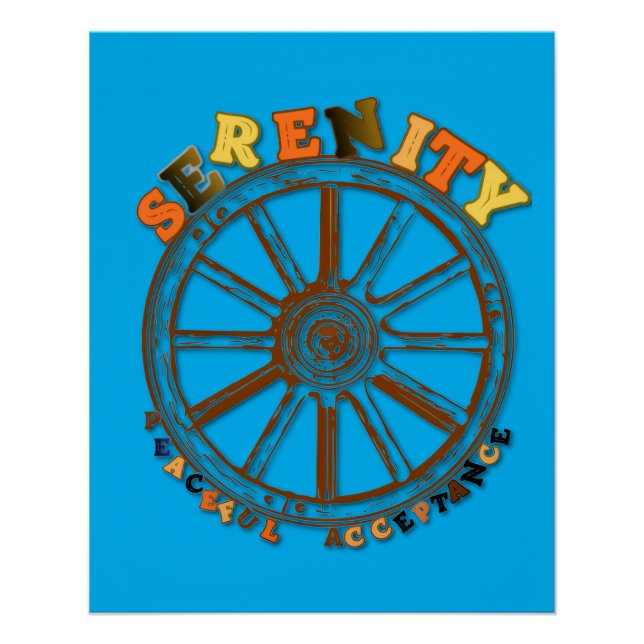 Serenity - Peaceful Acceptance Poster (Vorderseite)
