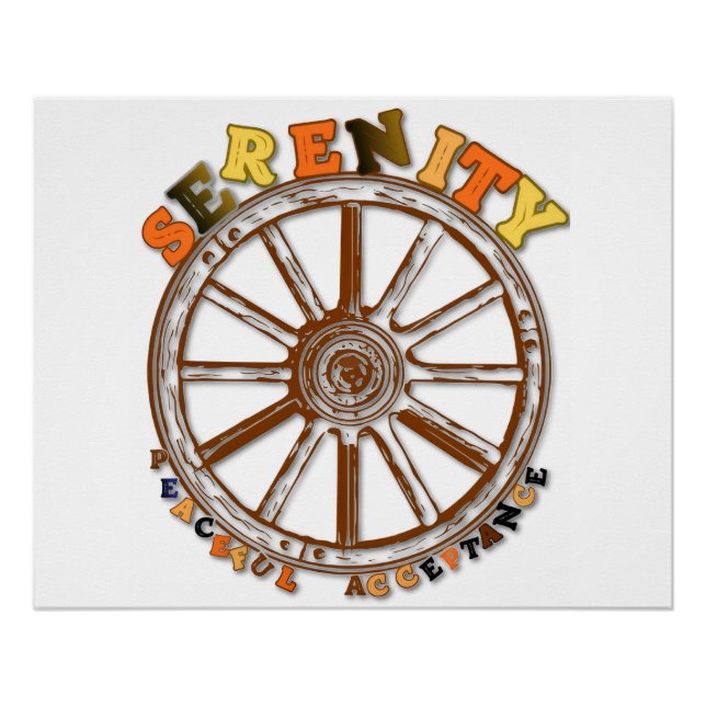 Serenity - Peaceful Acceptance Poster (Vorderseite)