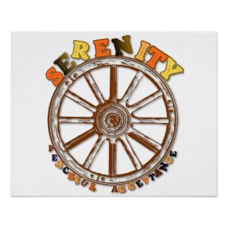 Serenity - Poster der friedlichen Akzeptanz