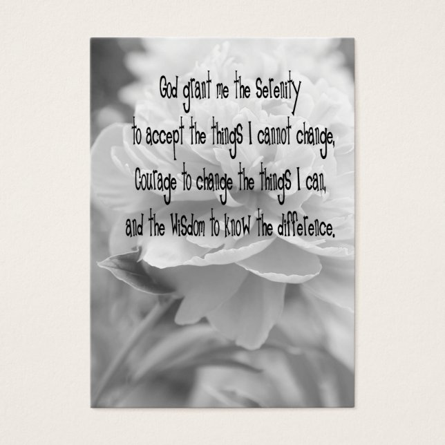Serenity Prayer (Vorderseite)
