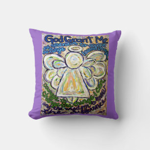 Serenity Prayer Angel Dekorative Throw Kissen